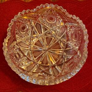 Brilliant Cut Glass Bowl